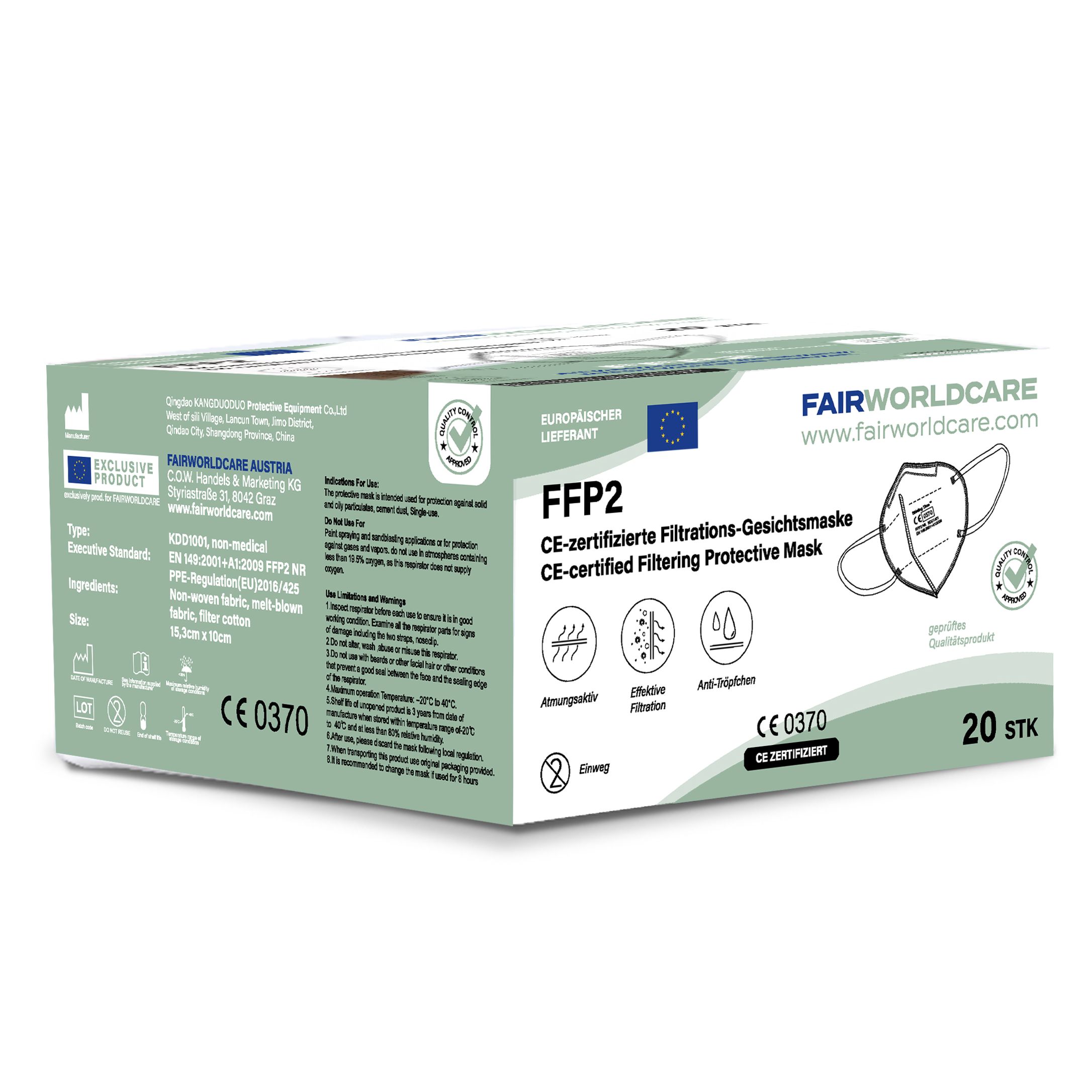 FairWorldCare FFP2 Masken